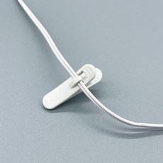 (50개) 무전기 마이크 이어폰 클립 집게 선정리 악세사리, 50개