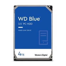 Western Digital WD Blue HDD 4TB SMR 3.5 SATA 5400rpm 256MB PC 웨스턴 디지털 내장 하드