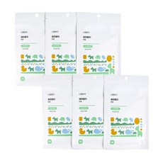 나와아기 썸머패치 유아 어린이 시트로넬라 스티커, 동물, 6개