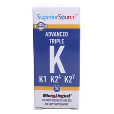 Superior Source Triple K綜合維生素保健錠, 1個, 30 件