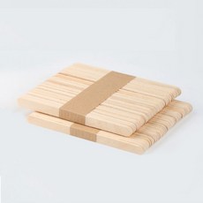 하드스틱 아이스크림 막대 원목 공예품 50개 (소), 소