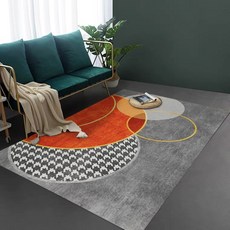 BRINCH 북유럽 패턴 논슬립 카페트