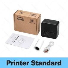 미니 POS 영수증 모바일 프린터 무선 블루투스 휴대용 Loyverse SII 기계 지원, Bla