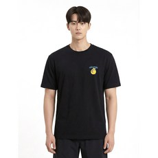 콜핑 남성 오버사이즈 면 로고 등산 반팔 라운드 티셔츠 2442TK933M