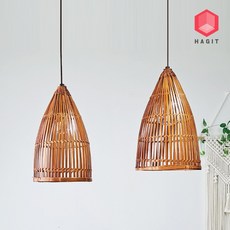 라탄 조명 라탄등 펜던트 대나무 갓등 인테리어 레일조명, 라탄꼬깔등 라지