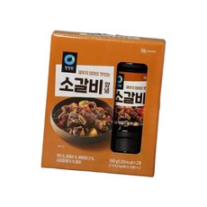 청정원 소갈비양념 840g X 2입 4485421, 2개