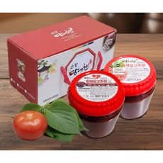 담예찬 토마토고추장500g 들깻잎고추장500g 선물세트(총 1kg), 2개, 500g