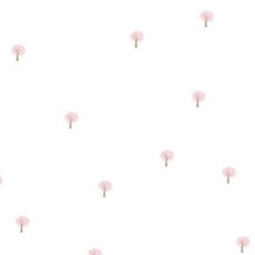 대명 접착식 대용량 단열벽지 20m, 핑크트리