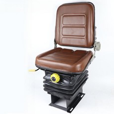 지게차 트렉터 굴삭기 의자 시트 교체 포크레인 트랙터 중장비 교체용 카시트, 브라운