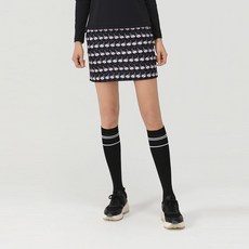 엘르골프 여성 전판 패턴 스커트 6F61806