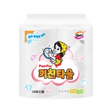 팜파스 무형광 키친타올 150매 40롤 박스 주방타올