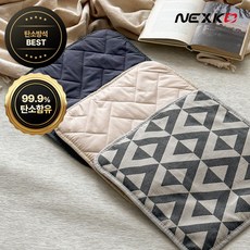 넥스코 전기방석 DC 탄소 온열방석 USB 카본 미니 1인용 휴대용 사무실 쇼파용, 자가드