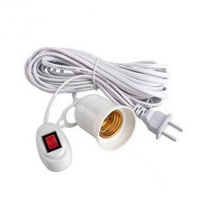 콘 램프 LED 전구 튜브 광원 섀도우 E27 서스펜션 범용 나사 소켓 스위치 와이어 길이 2 m 4 7 9 7m, 1개