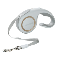 와이비펫샵 반려견 강아지 꼬임방지 자동리드줄 목줄 5m, 화이트, 1개