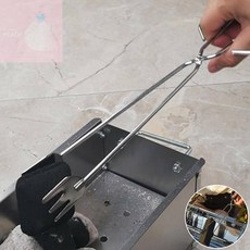 PH 캠핑 숯집게 35cm 업소용숯통집게 캠핑팬션용바베큐숯석탄용집게 파이프숯통집게