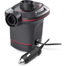 INTEX 퀵필 전기 에어 펌프: 매트리스 풍선 카약 보트 장난감의 팽창 및 감압, 23.0CFM, Car Plug - 12v Dc