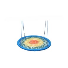 어린이 원형 그네 대형 실외 놀이터 원목 스윙 정원용, 1개, 레드 800