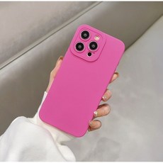 case&co 핫핑크 카메라보호 아이폰 갤럭시 휴대폰 케이스