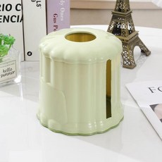 紙巾盒 圓筒紙巾盒 捲紙筒盒 防水, 1個, 樹葉綠  1個 紙巾盒