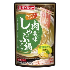 다이쇼 니쿠우마 샤브나베 스프 농축타입 감귤소금육수맛, 1개, 300g