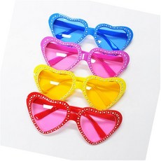 하트큐빅안경 사진소품 파티소품 학생생일파티