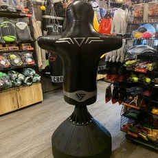 子甄彣璟 人形沙包 人形沙袋 不倒翁沙袋 拳擊 散打 泰拳 健身 立式沙包 耐打 發洩沙包 出氣筒 健身運動, 黑色, 黑色