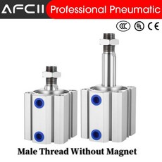 더블 액팅 에어 공압 피스톤 실린더 컴팩트 SDA-B SDA20 SDA25 SDA32 SDA40 SDA50 SDA63 행정 5 10 20 25/30, [15] Stroke 80mm, [07] Bore 50mm, 1개