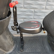 機車兒童座椅 兒童機車座椅 兒童座椅 電動摩託車座椅 機車坐椅 踏闆車前置寶寶安全座椅折疊加厚, 紅色哈雷折疊扶手