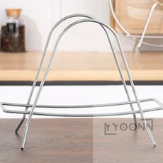 유니상점 도마 거치대 튼튼한스테인레스 행주걸이, 1개
