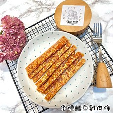 The one pet 炙燒鱈魚雞肉條 寵物手工點心, 炙燒鱈魚雞肉條(100g), 1個