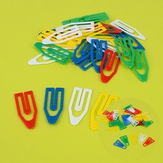 컬러 문서클립 서류철, 소