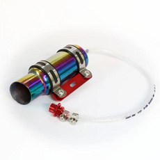 오토바이 스테인레스 스틸 오일 엔진 냉각 쿨러 수정 부품 자전거 Rsz Wisp Gy6 125, 2)Roasted blue