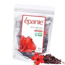 유기농히비스커스 티백허브차 유기농 히비스커스 30티백 삼각망 허브 꽃차 지퍼백 간편한차