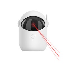 PEDONO 太空小白鐳射逗貓器 - 自動逗貓玩具, 紅外線自動逗貓器, 1個