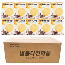한아름 냉동 다진마늘, 10개, 1kg