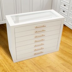 中島櫃鬥櫃衣帽間收納櫃飾品櫃臺服裝店雙麵櫃珠寶展示櫃烤漆島臺