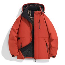 石墨烯保暖沖鋒衣棉衣 加厚防風防水連帽外套 男女情侶休閑運動短款棉服