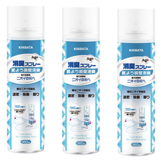 KINBATA 鞋襪除臭噴霧 波士頓海岸香味, 3個, 360ml