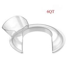 보조용 믹서 보조 부착 부품 액세서리 스탠드 와이어 채찍 반죽 쿼트, 1개, 6. splash guard