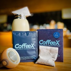 CoffeeX 浸泡濾袋式 冷萃/熱萃【99.9%無咖啡因咖啡】瑞士水DECAF處理豆 SwissWater 低咖啡因, 1個, 中焙微酸/巴西(10包提繩禮盒), 11.5g, 10個裝
