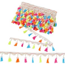 PU 가죽 스웨이드 벨벳 프린지 태슬 가죽 재봉 트리밍 DIY 가방 신발 스커트 드레스 크래프트, 1개, 컬러풀 178