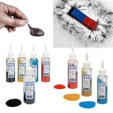 철가루 100g 검정 / 자석 슬라임 재료 과학실험 교구 재료 철 가루 학습교구용, 철가루100g