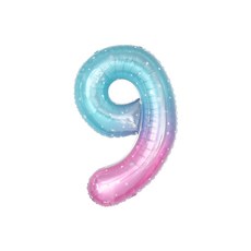 연지마켓 숫자 은박 풍선 대형, 오로라 9