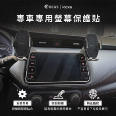 FOCUS Kicks 專車專用螢幕保護貼 鋼化玻璃膜, 1個
