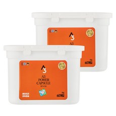 [특가 ] 에이쓰리 올인원 파워캡슐 세제 60개입 x 2개( 총 120캡슐 ), 2세트