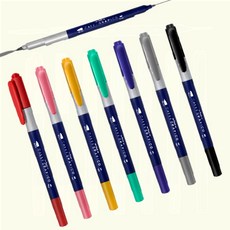 캘리그라피코 브러쉬 일반닙 검정 먹물 프릭션형광펜 쓱템, 1개