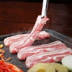 한돈 삼겹살 1kg 국내산 돼지고기 냉장 1등급이상, 1개