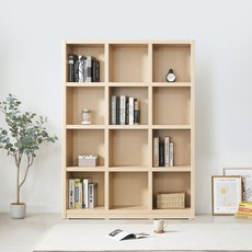 엣지퍼니처 퍼스트 1200 오픈 4단 책장, 메이플