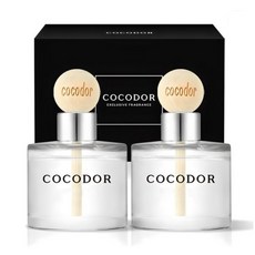 코코도르 우드볼 차량용 디퓨저 50ml 2개입, 우디호텔, 1개