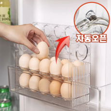 에너바인 자동오픈 냉장고 계란 트레이, 투명, 1개